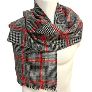 Eaton “European Collection” Pure Wool Plaid Scarf – Made in Scotland